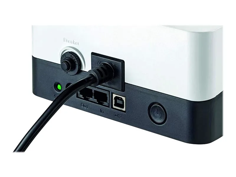 Eaton 3S Gen2 UPS DIN, 450 VA, 270 W, Input: Schuko, Outputs: (3) Schuko, (3) Schuko surge only, Tower, 3S450D