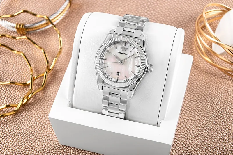 Emporio Armani AR11689 Women’s Watch 32mm Silver Dial Stainless Steel Bracelet