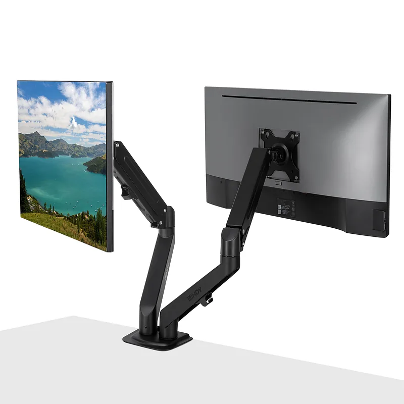 Lindy 40708 monitori kinnitus ja alus 68,6 cm (27″) Laud Must