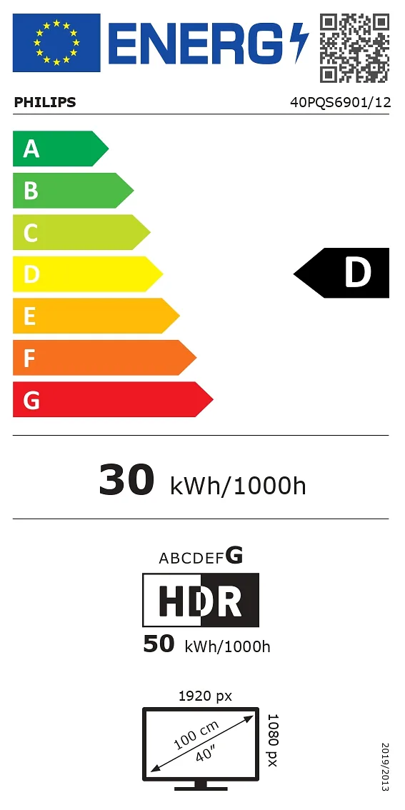 Philips 40PQS6901/12 teler 101,6 cm (40″) Full HD Nutiteleri funktsioon WiFi Must