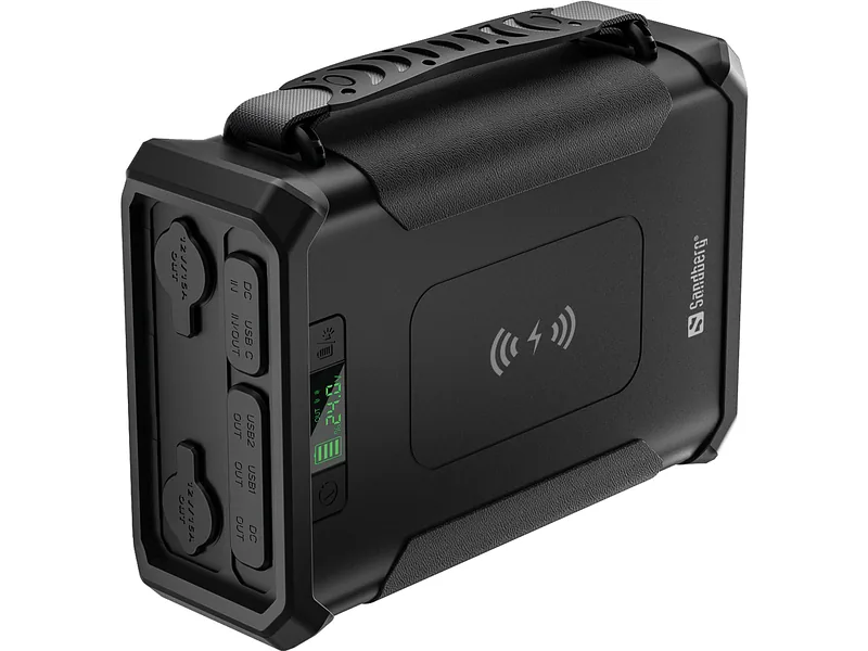 Sandberg 420-78 akupank 96000 mAh Traadita laadimine Must