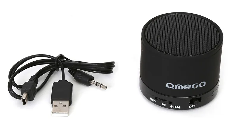 Omega juhtmevaba kõlar Bluetooth V3.0 Alu 3in1 OG47B, must (42643)