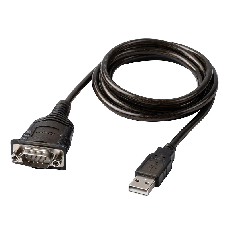 Lindy 43413 järjestikkaabel Hall 1,5 m USB tüüp A RS-232