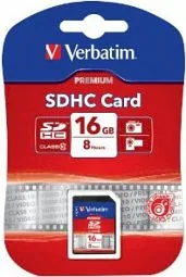 Verbatim SDHC 16GB Class 10 Memory Card