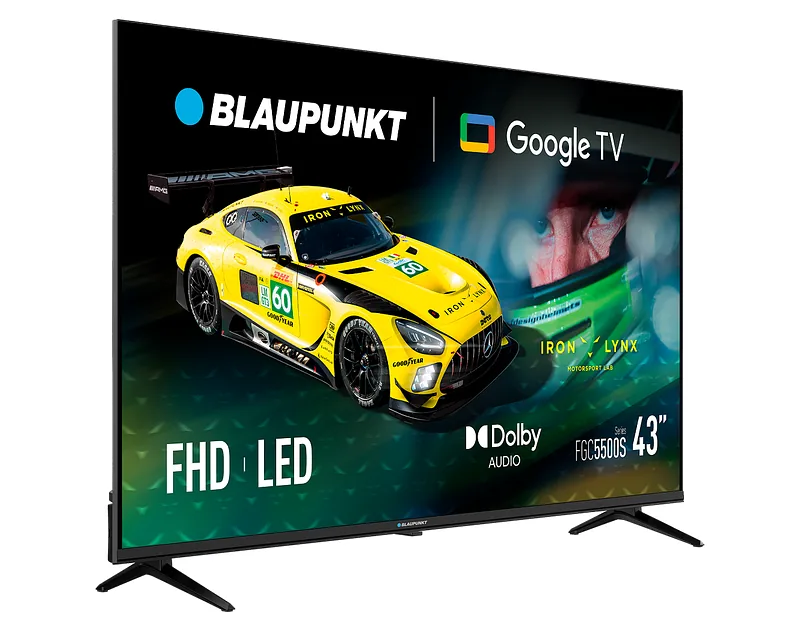 Blaupunkt 43FGC5500S, 43, Smart TV, Google TV, Black