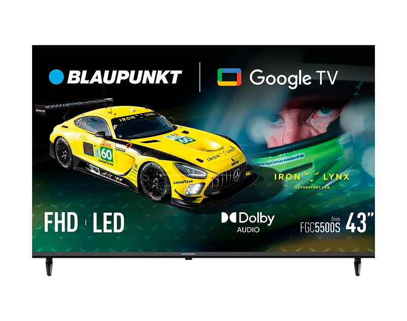 Blaupunkt 43FGC5500S, 43, Smart TV, Google TV, Black
