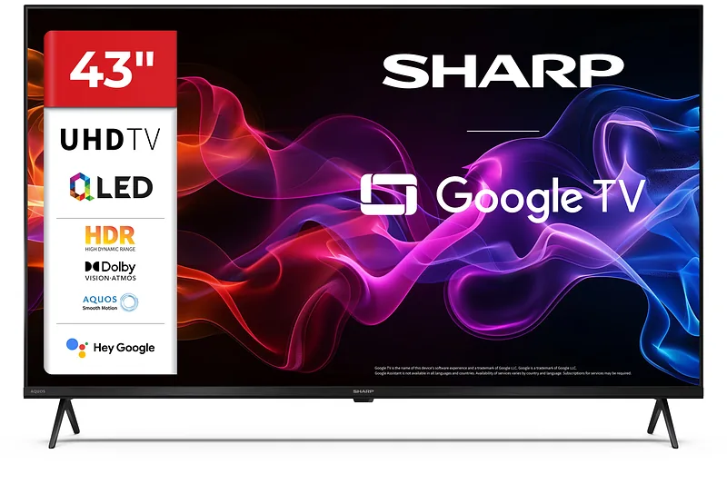 Sharp 43HP5265E teler 109,2 cm (43″) 4K Ultra HD Nutiteleri funktsioon WiFi Must