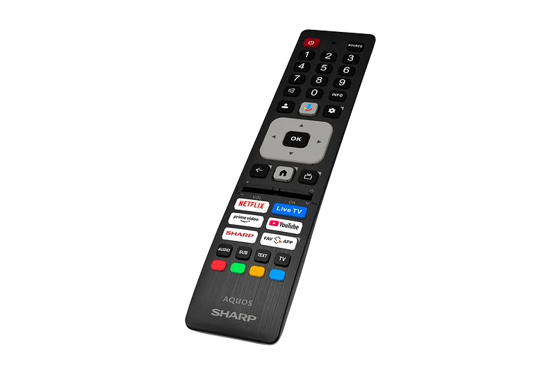 Sharp, 43HP6265E, 43, Smart TV, Google TV, UHD, Black