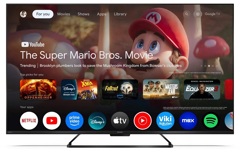 Sharp 43HR7265E TV 109,2 cm (43″) 4K Ultra HD Smart TV Wi-Fi Black