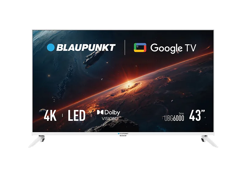 Blaupunkt, 4K TV, 43UBG6010S, 43, Smart TV, Google TV, UHD, White