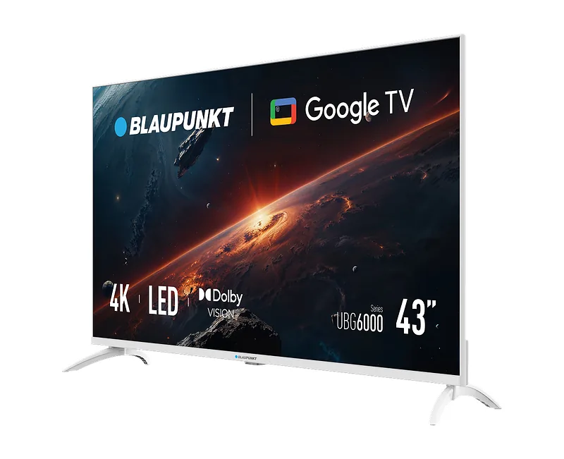 Blaupunkt, 4K TV, 43UBG6010S, 43, Smart TV, Google TV, UHD, White