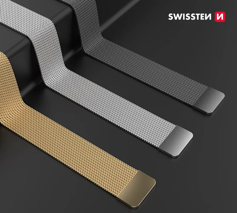 Swissten Metal Strap for Apple Watch 1/2/3/4/5/6/SE / 38 mm / 40 mm