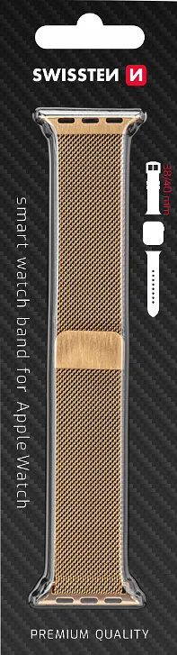 Swissten Metal Strap for Apple Watch 1/2/3/4/5/6/SE / 38 mm / 40 mm