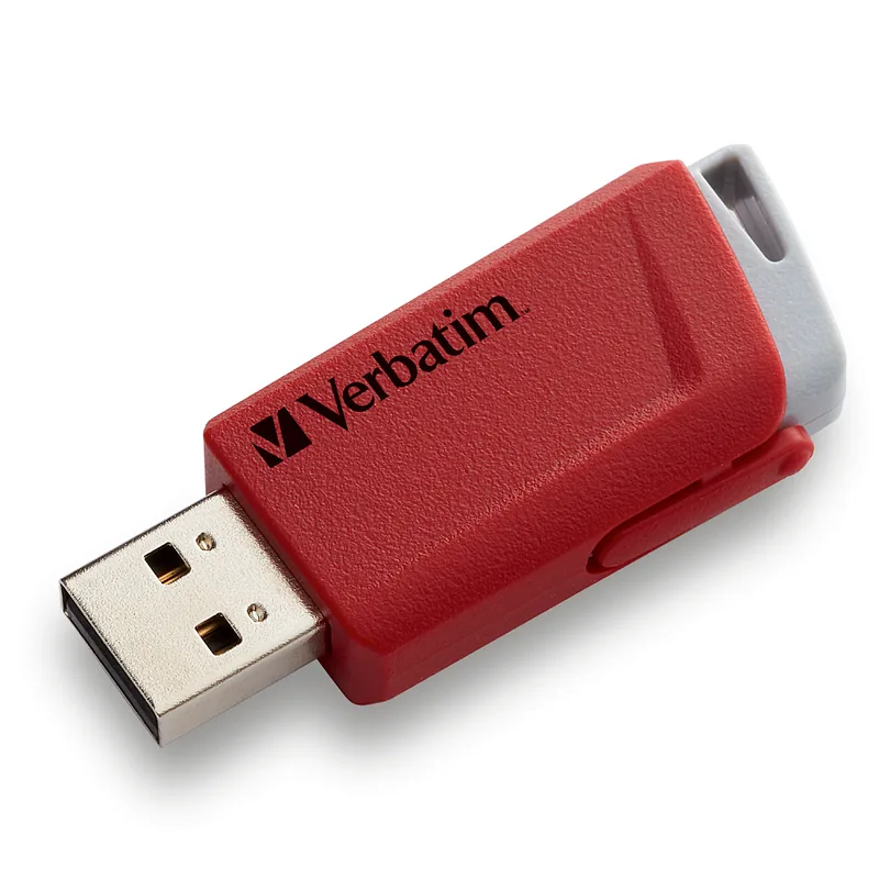 Verbatim Store ‘n’ Click USB-välkmälu 16 GB USB tüüp A 3.2 Gen 1 (3.1 Gen 1) Sinine, Punane, Kollane