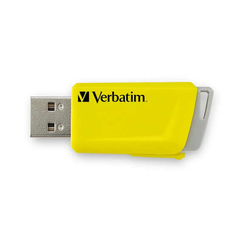 Verbatim Store ‘n’ Click USB-välkmälu 16 GB USB tüüp A 3.2 Gen 1 (3.1 Gen 1) Sinine, Punane, Kollane