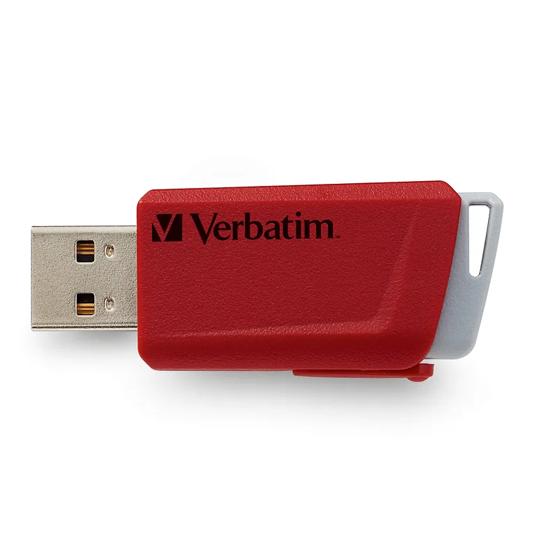 Verbatim Store ‘n’ Click USB-välkmälu 16 GB USB tüüp A 3.2 Gen 1 (3.1 Gen 1) Sinine, Punane, Kollane
