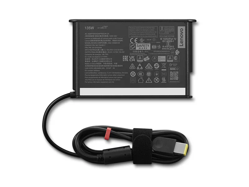 Lenovo 4X21L38724 toiteadapter ja vaheldi Hoonesisene Must
