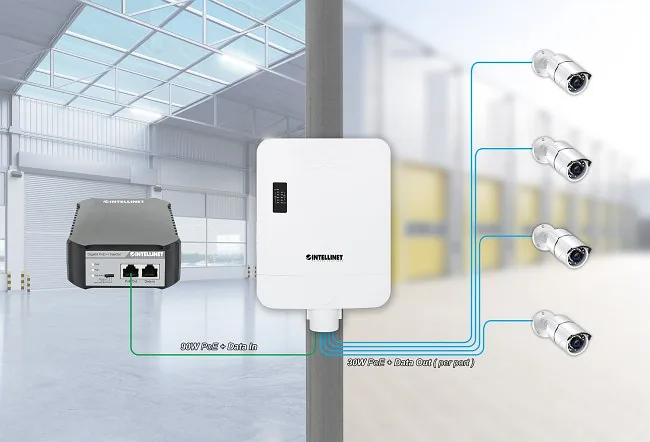 Intellinet 509220 võrgulüliti Gigabit Ethernet (10/100/1000) Power over Ethernet tugi Valge