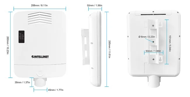 Intellinet 509220 võrgulüliti Gigabit Ethernet (10/100/1000) Power over Ethernet tugi Valge