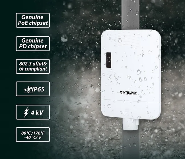 Intellinet 509220 võrgulüliti Gigabit Ethernet (10/100/1000) Power over Ethernet tugi Valge