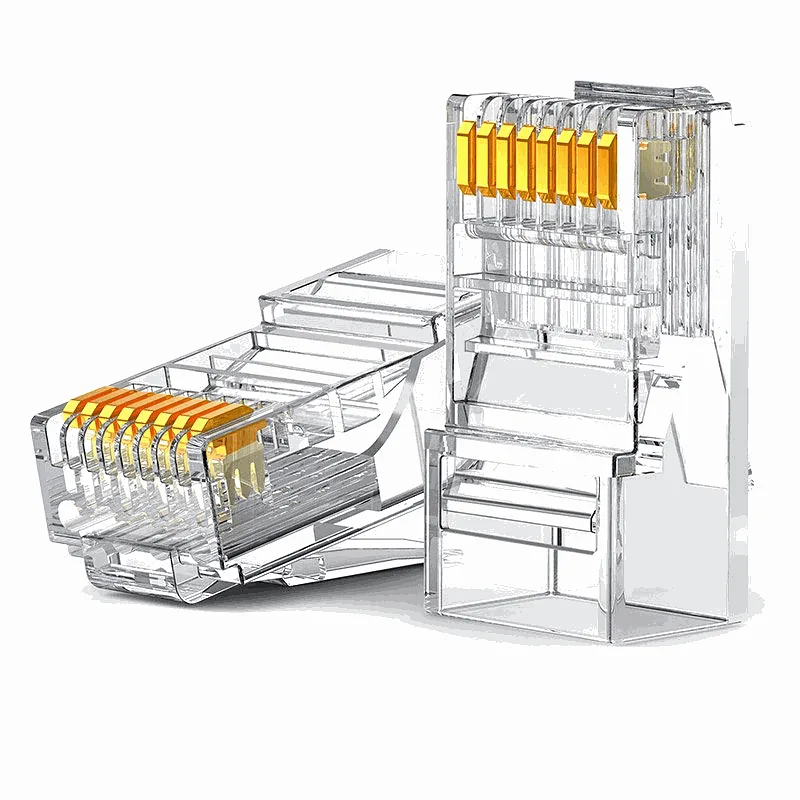 Ugreen 10x plug connector RJ45 8P8C Cat 6 Transparent (50961)