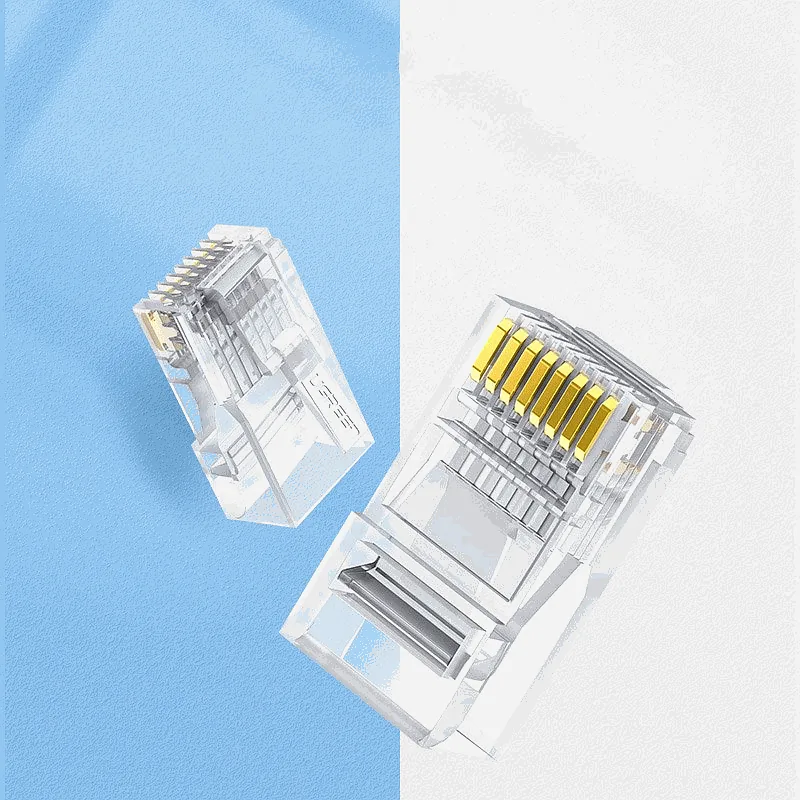 Ugreen 10x plug connector RJ45 8P8C Cat 6 Transparent (50961)