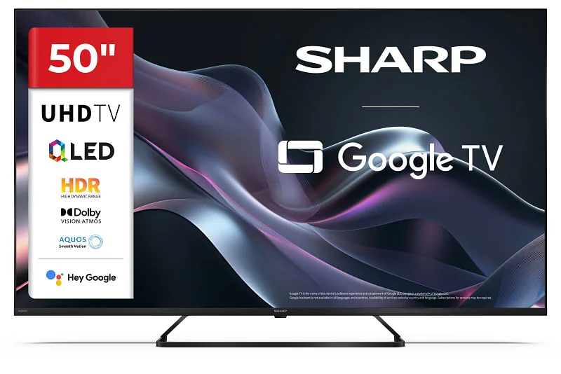 Sharp 50HP6265E teler 127 cm (50″) 4K Ultra HD Nutiteleri funktsioon WiFi Must
