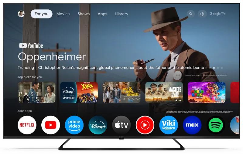 Sharp 50HP6265E teler 127 cm (50″) 4K Ultra HD Nutiteleri funktsioon WiFi Must