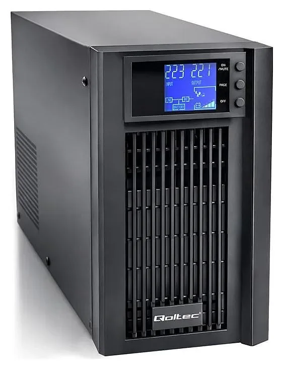 Qoltec Pure Sine Wave | 3kVA | 2400W | AVR | LCD | Czysty Sinus