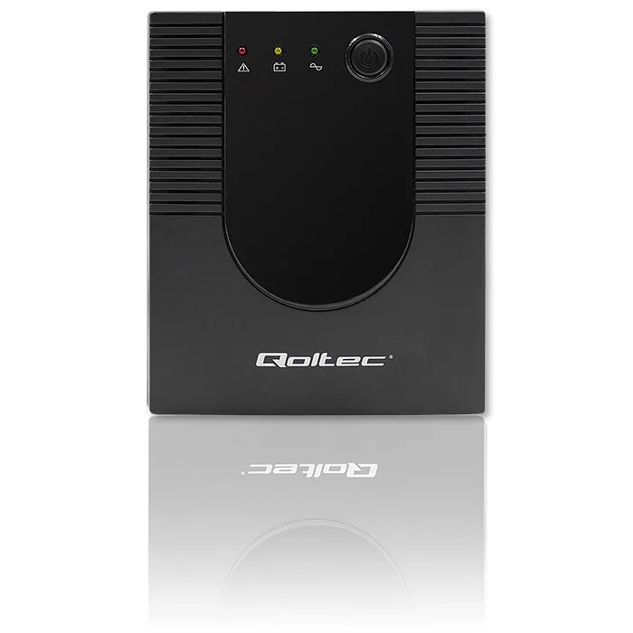 Qoltec 53776 uninterruptible power supply (UPS) Line-Interactive 1.5 kVA 900 W 4 AC outlet(s)