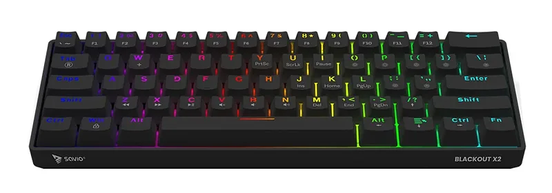 Keyboard Savio Blackout X2 Outemu Brown