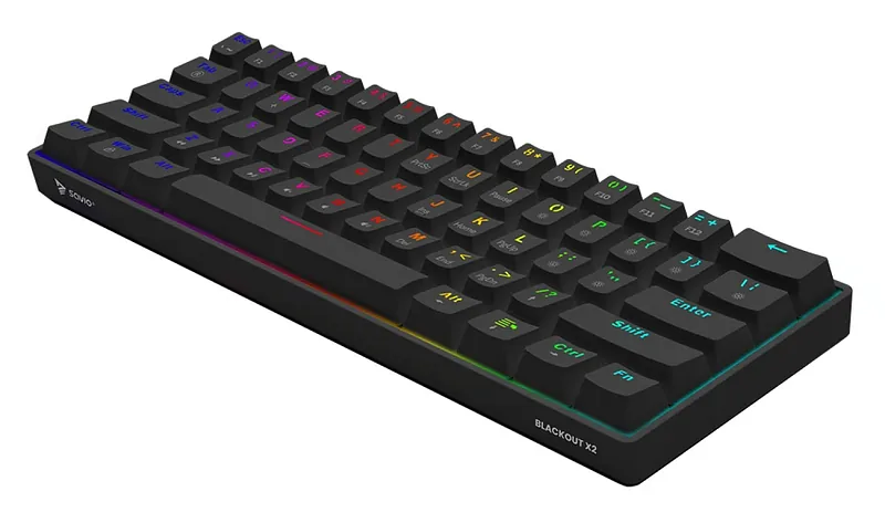 Keyboard Savio Blackout X2 Outemu Brown