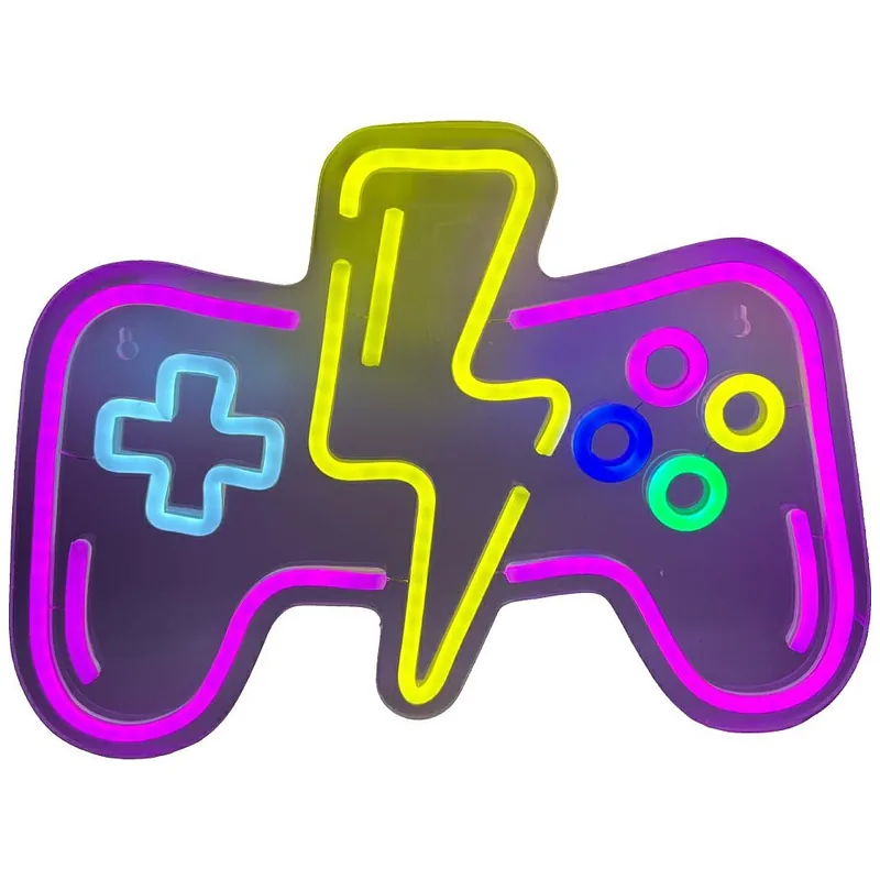 Neon Beline Light Game Gamepad