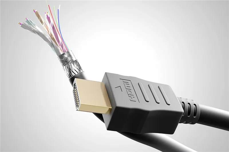 Goobay High Speed HDMI Cable with Ethernet, 0.5 m