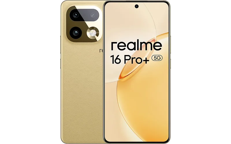 realme 16 Pro+ 5G telefon, 256/8 GB, kuldne