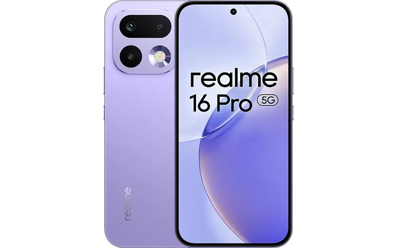 realme 16 Pro 5G telefon, 512/8 GB, lilla