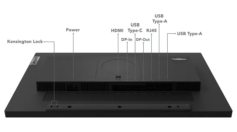 Lenovo ThinkVision T24m-29 PC lamekuvar 60,5 cm (23.8″) 1920 x 1080 pikslit Full HD LCD Must