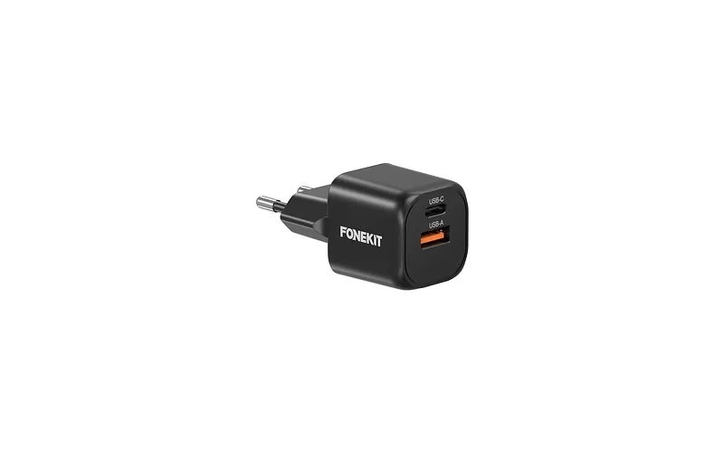 FoneKit Mini 20 W, USB-C + USB-A, must