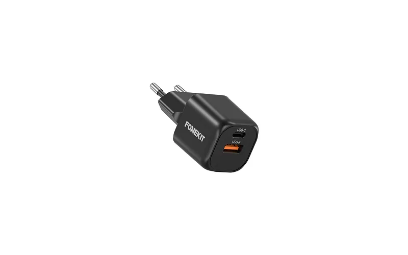 FoneKit Mini 20 W, USB-C + USB-A, must