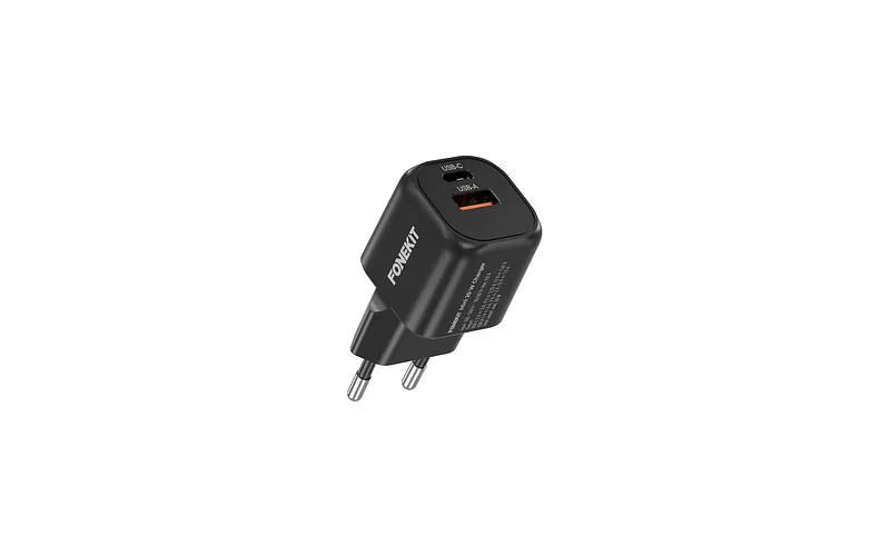 FoneKit Mini 20 W, USB-C + USB-A, must