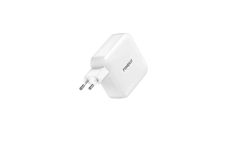 FoneKit GaN PD 165W võrgulaadija, USB-A + 3 x USB-C, valge