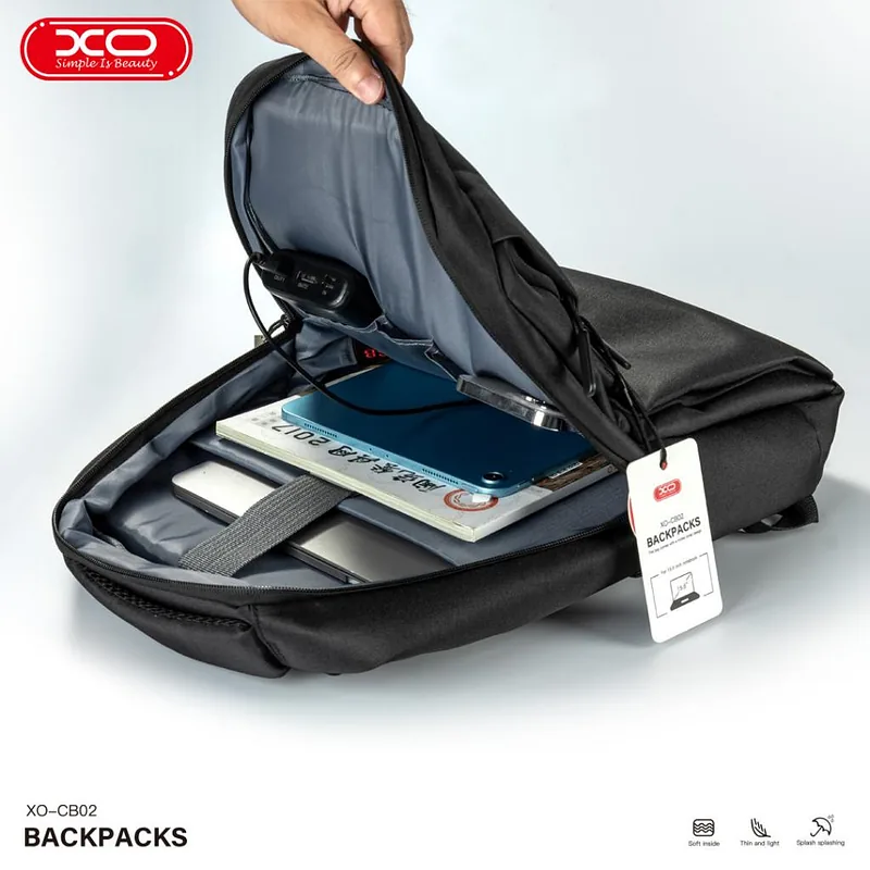 XO sülearvuti seljakott CB02 15,6″, must