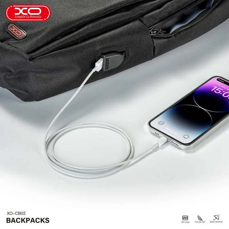 XO sülearvuti seljakott CB02 15,6″, must