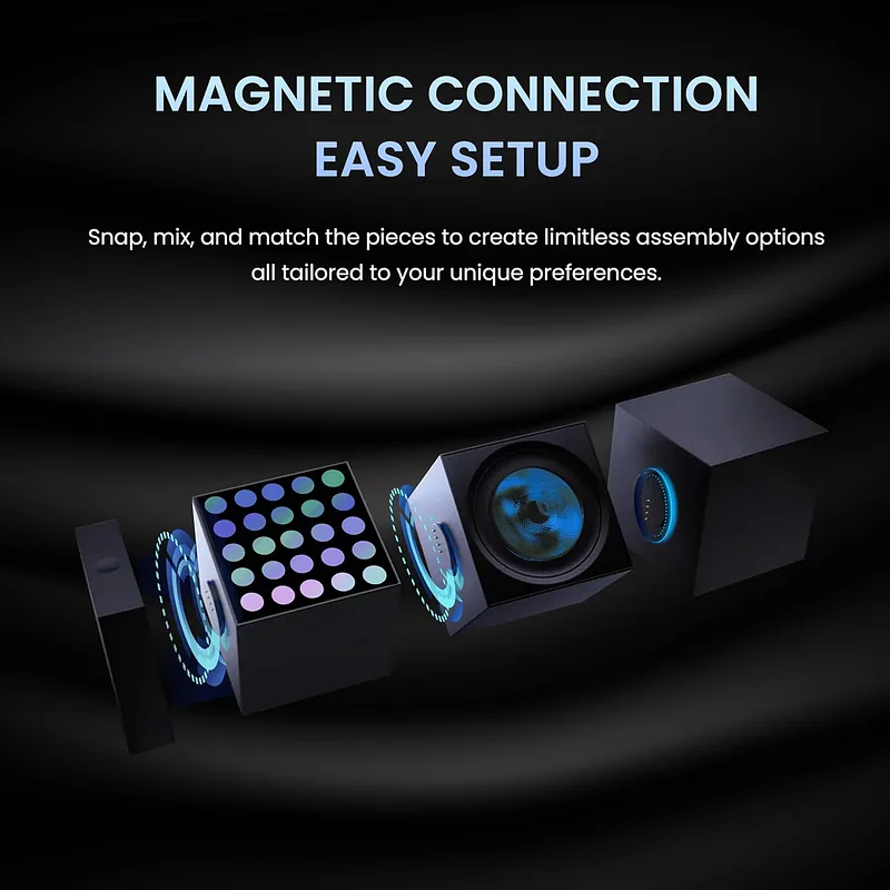 Yeelight nutivalgusti Cube Smart Lamp Rooted Base