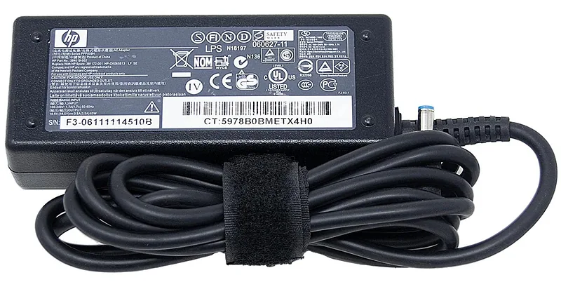 HP 710340-850 toiteadapter ja vaheldi Hoonesisene 65 W Must