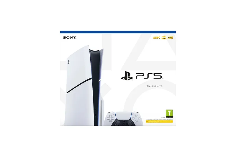 Sony PlayStation 5 Slim 1,02 TB WiFi Must, Valge