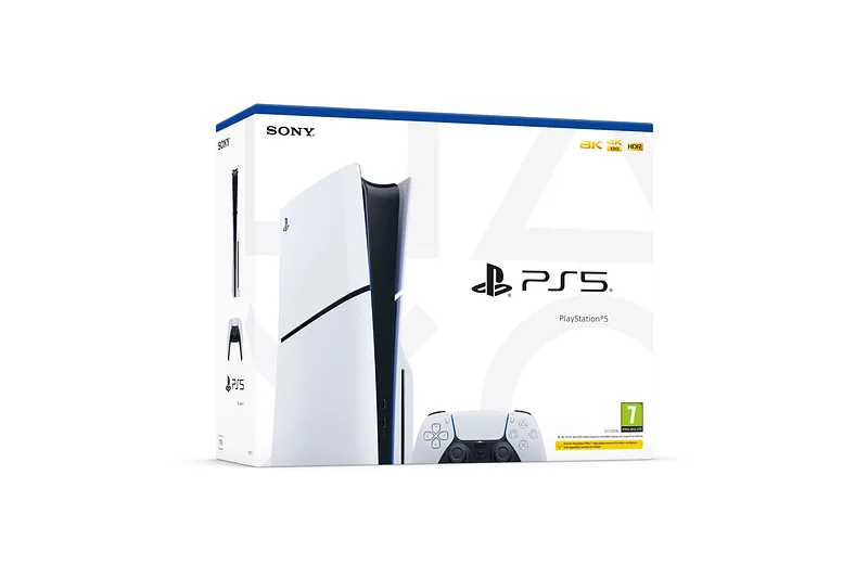 Sony PlayStation 5 Slim 1,02 TB WiFi Must, Valge
