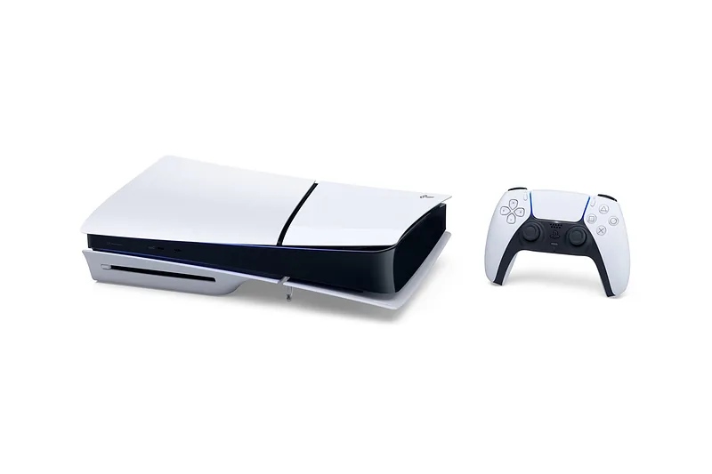 Sony PlayStation 5 Slim 1,02 TB WiFi Must, Valge