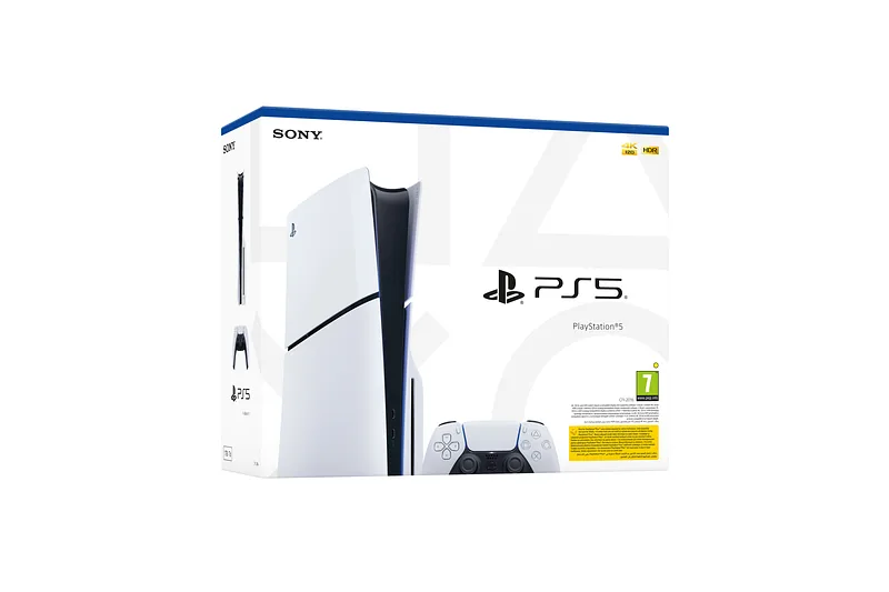 Sony PlayStation 5 Slim 1,02 TB WiFi Must, Valge