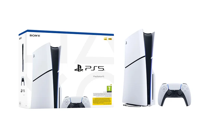 Sony PlayStation 5 Slim 1,02 TB WiFi Must, Valge